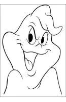 Casper het vriendelijke spookje kleurplaat 12